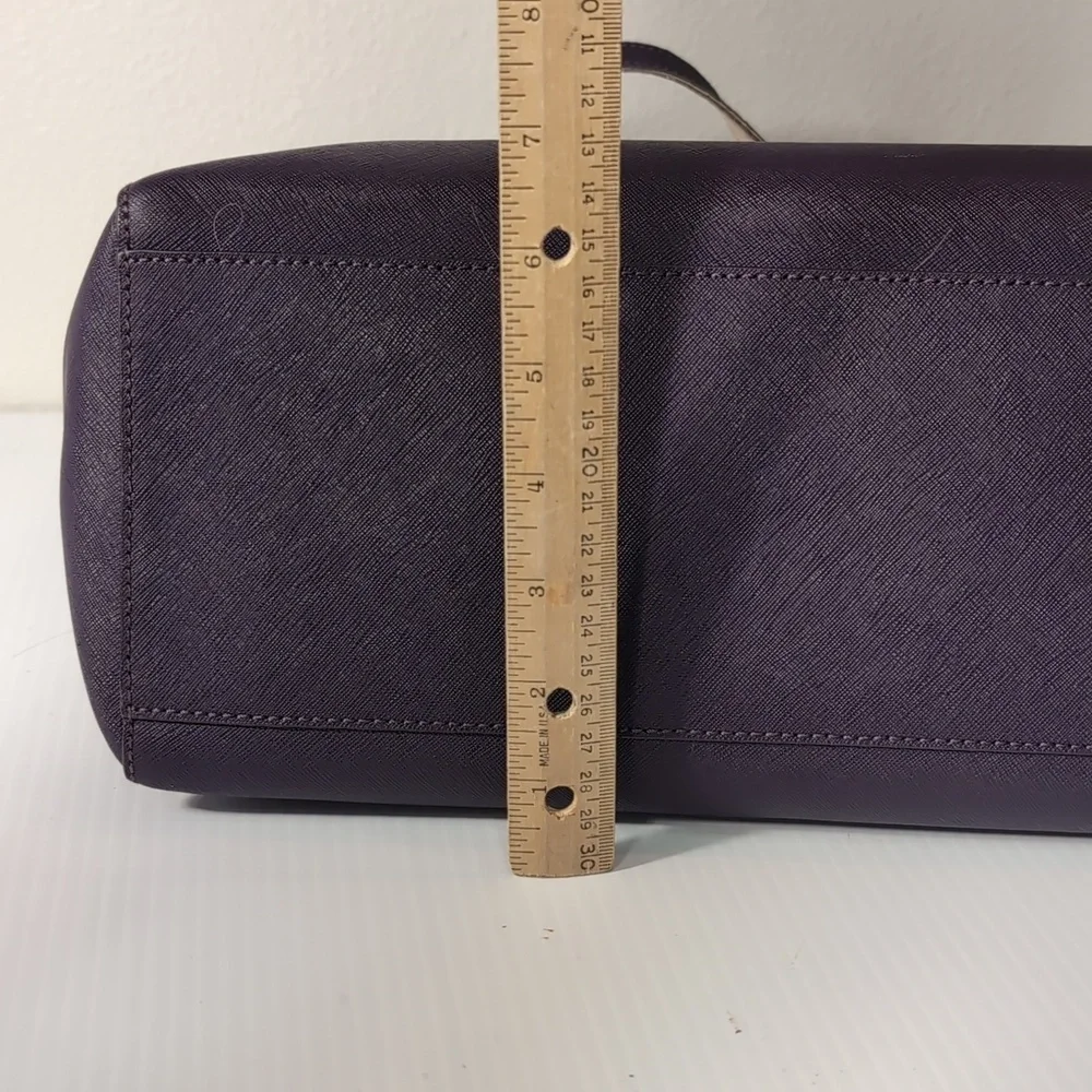 Tory Burch Elegant Purple Tote Bag